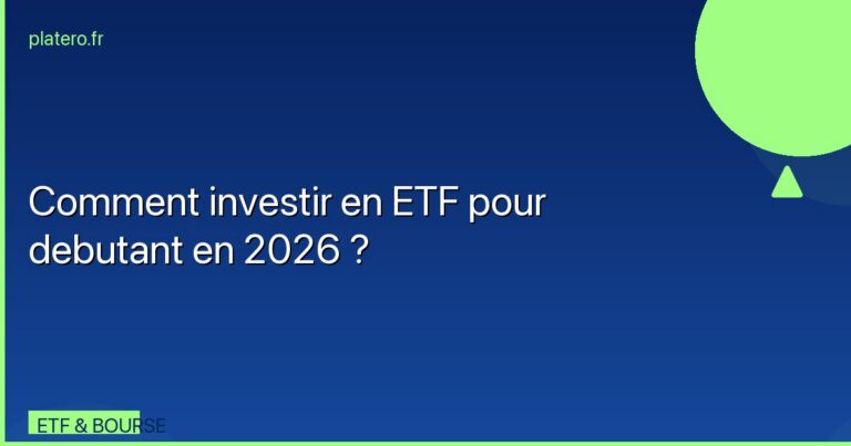Comment investir en ETF pour debutant en 2026 ?